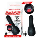 Nass Toys Enhancer Ultimate Blowjob Flickering Stroker Black NASS3052 782631305203 Multiview