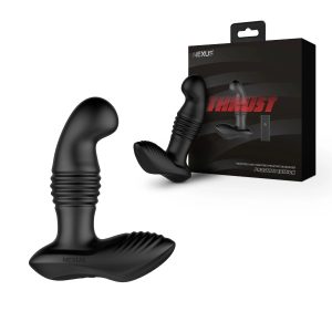 Nexus Thrust Prostate Edition Vibrating Thrusting Prostate Massager with Remote Black NXSTHRP 5060274221650 Multiview
