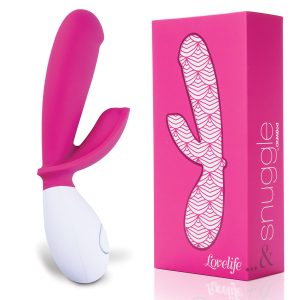 OhMiBod Lovelife Snuggle Rabbit Vibrator Pink OMBLL08 855599005536 Multiview