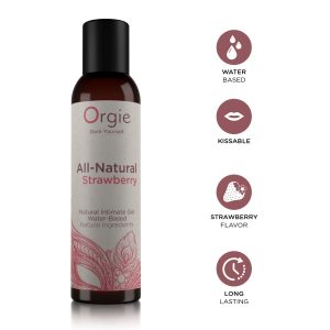 Orgie All Natural Strawberry Flavoured Water Based Lubricant 150ml 5600742917304 Info Detail
