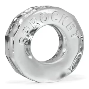 Oxballs Sprocket Super Stretchy Cock Ring Clear AJ1043CLR 840215100405 Detail