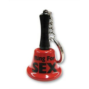 Ozze Creations Ring for Sex Keychain Bell Red 623849030788 Detail