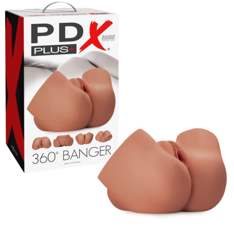 Pipedream PDX Plus 360 Banger Masturbator Medium Tan Flesh RD619 22 603912772326 Multiview