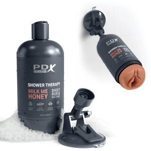 Pipedream PDX Plus Milk Me Honey Shower Therapy Discreet Stroker Masturbator Medium Tan Flesh RD621 22 603912774542 Detail