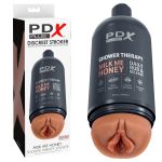 Pipedream PDX Plus Milk Me Honey Shower Therapy Discreet Stroker Masturbator Medium Tan Flesh RD621 22 603912774542 Multiview