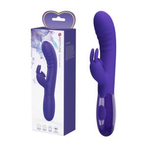 Pretty Love Cerberus Youth Flickering Rabbit Vibrator Purple BI 014795L 6959532328684 Multiview