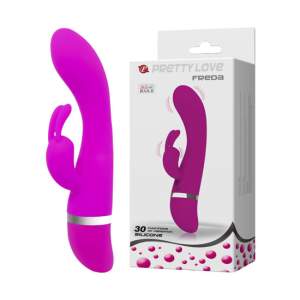 Pretty Love Freda Rabbit Vibrator Purple BI 014386 6959532316360 Multiview