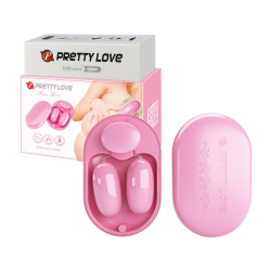 Pretty Love – Fun Box Dual Vibrating Bullets (Pink)