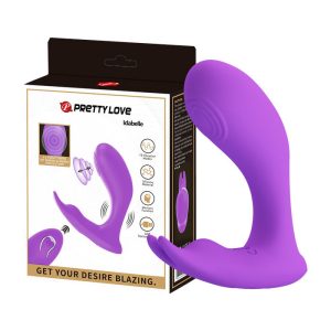 Pretty Love Idabelle Tapping Rabbit Vibrator with Vibrating Rabbit Ears Turquoise Purple BI 300052W 6959532328899 Multiview
