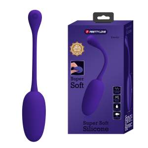 Pretty Love Super Soft Silicone Knucker Egg Vibrator Purple BI 014786 3 6959532334906 Multiview