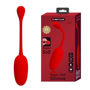 Pretty Love Super Soft Silicone Knucker Egg Vibrator Red BI 014786 2 6959532334753 Multiview