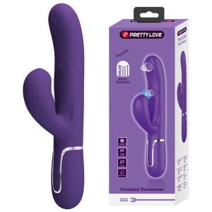 Pretty Love Twinkled Tenderness Perdita 3 in 1 Pulsing Sucking Rabbit Vibrator Dark Purple BW 500015 2 6959532335934 Multiview