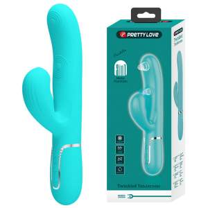 Pretty Love Twinkled Tenderness Perdita 3 in 1 Pulsing Sucking Rabbit Vibrator Seafoam Green BW 500015 1 6959532335927 Multiview