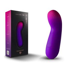 Rocks Off Glo Girl G Spot Vibrator Ombre Pink to Purple 10GVIBEPP 811041015676 Multiview