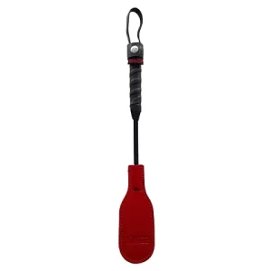 Rouge Mini Leather Oval Paddle Red Black RMOP1123RD 5060404819832 Detail