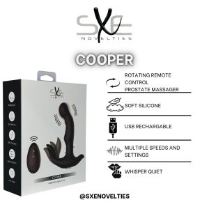 SXE Novelties Cooper Remote Control Anal Toy Black SXE 0522 781005710018 Feature Detail