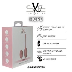 SXE Novelties Hope Remote Control Egg Vibrator Pink SXE 0554 781005710049 Feature Detail