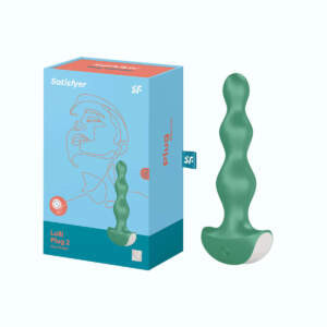 Satisfyer Lolli Plug 2 Rechargeable Beaded Anal Plug Dark Green SATLOL2DG 4061504003252 Multiview