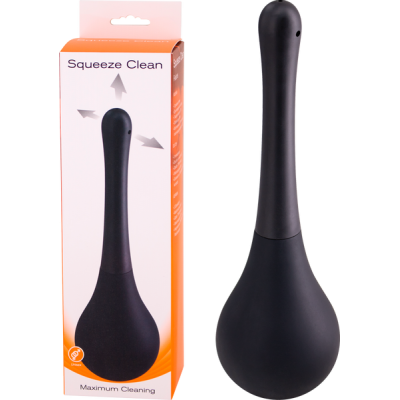 Seven Creations Squeeze Clean Anal Douche Cleanser Black F0069B10PGBX 6946689011682 Multiview