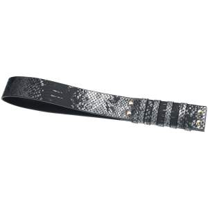 Shots Toys Ouch Florence Collection Slap Paddle Black Snakeskin OU1002BLK 8714273056610 Detail