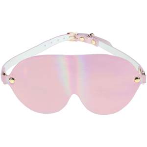 Shots Toys Ouch Paris Blindfold Pink Holographic OU983PNK 8714273056245 Detail