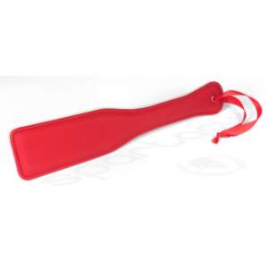 Spartacus Vegan Fetish Plush Lined Paddle Red SPU 508RD 669729000236 Detail