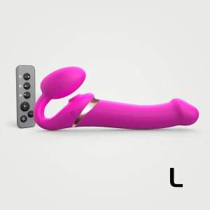 Strap On Me Multi Orgasm Bendable Strapless Strap On Dildo LARGE Fuchsia Pink 6017449 3700436017449 Detail