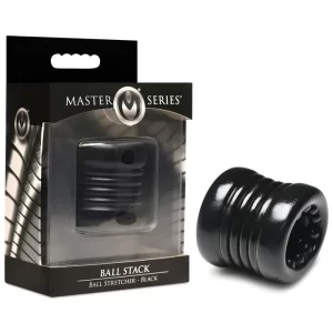 XR Brands Master Series Ball Stack Ball Stretcher Black AH423BLACK 848518054920 Multiview