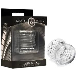 XR Brands Master Series Ball Stack Ball Stretcher Clear AH423CLEAR 848518054937 Multiview