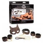 XR Brands Master Series Wild Sex 5 Pc Bondage Set Leopard Print AG956 848518047403 Multiview