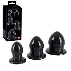 You2Toys Anal Stretching Plug Kit 3Pc Black 05315700000 4024144541157 Multiview