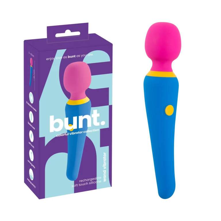 You2Toys Bunt Rechargeable Wand Vibrator Pink Blue Yellow 05584190000 4024144241088 Multiview