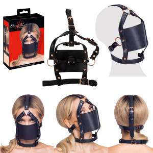 You2Toys Head Harness with Gag Black 24933731001 4024144183296 Multiview