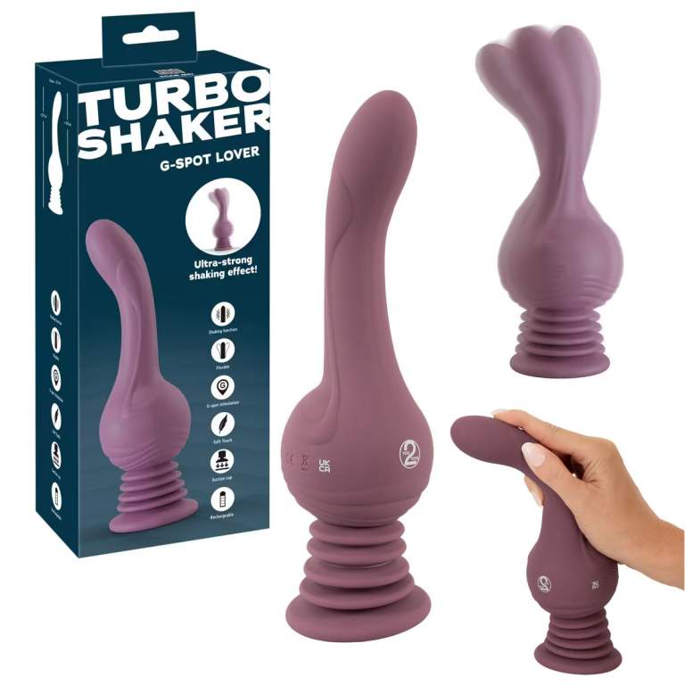 You2Toys Turbo Shaker G Spot Lover Shaking Action G Spot Vibrator Plum Red 05586130000 4024144241484 Multiview