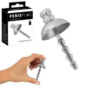 You2Toys Umbrella Plug Stainless Steel Urethral Penis Plug Chrome 50035630000 4024144453016 Multiview